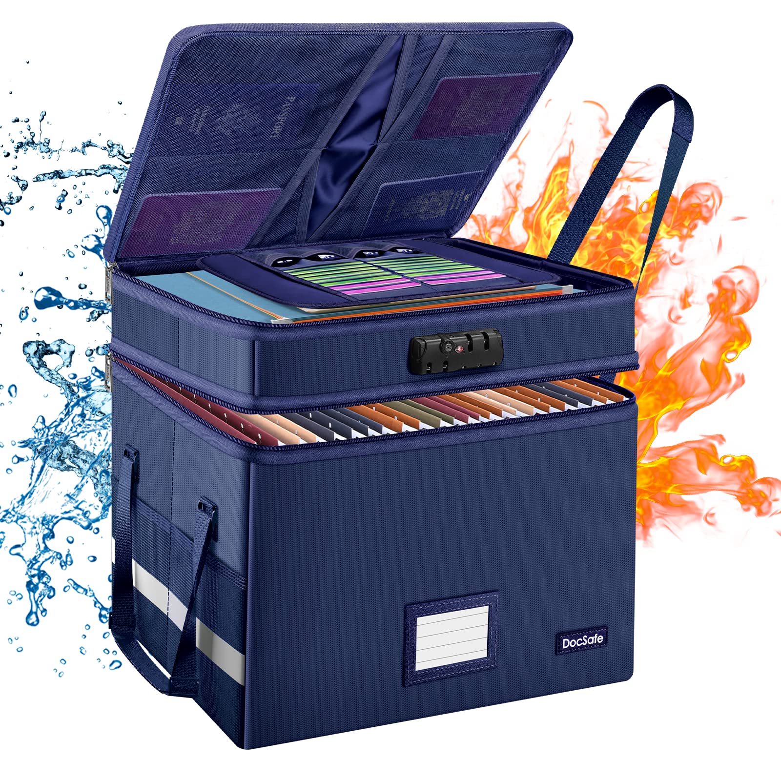 Amazon.com: DocSafe File Box with Lock,Multi-Layer Fireproof